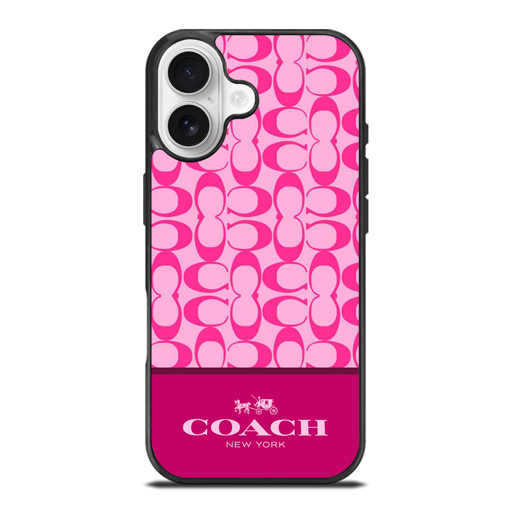COACH NEW YORK PINK PATTERN iPhone 17 Case Cover