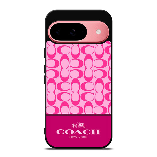COACH NEW YORK PINK PATTERN Google Pixel 9 Case Cover