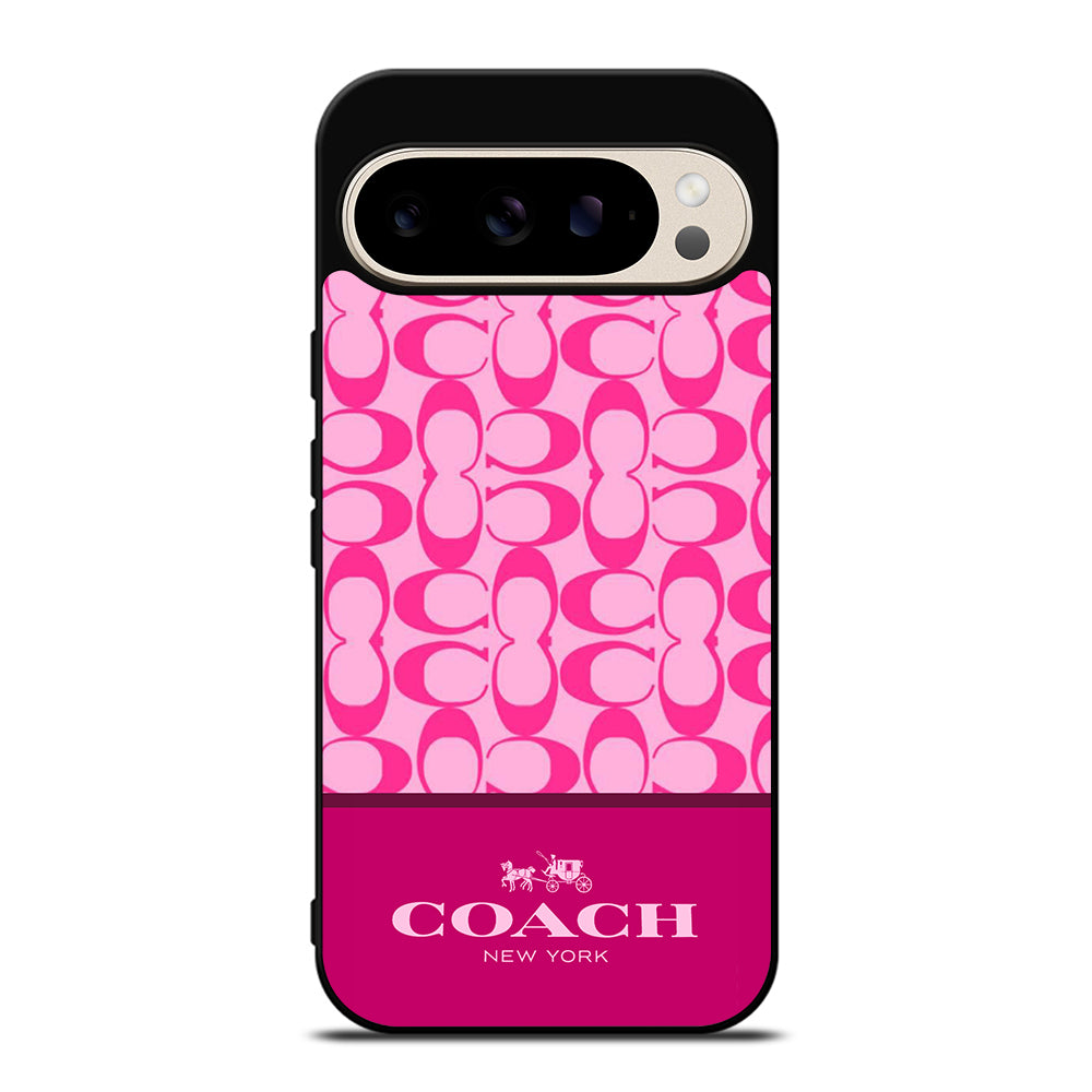 COACH NEW YORK PINK PATTERN Google Pixel 9 Pro Case Cover