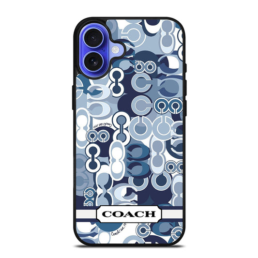 COACH NEW YORK SIGNATURE iPhone 16 Case Cover