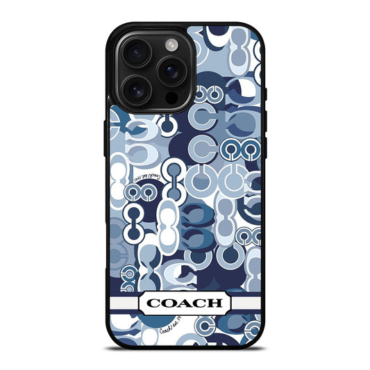 COACH NEW YORK SIGNATURE iPhone 16 Pro Max Case Cover