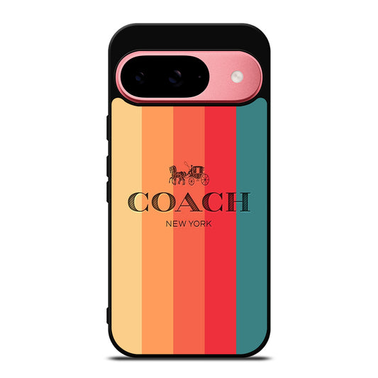 COACH NEW YORK STRIPE Google Pixel 9 Case Cover