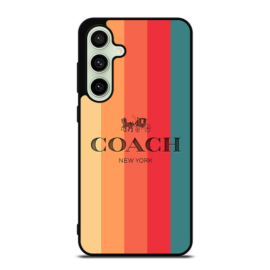 COACH NEW YORK STRIPE Samsung Galaxy S24 FE Case Cover