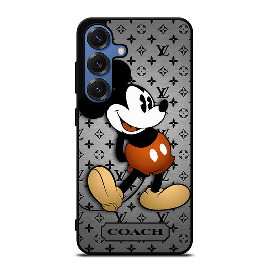 COACH PATTERN MICKEY MOUSE Samsung Galaxy S25 Case Cover