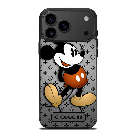 COACH PATTERN MICKEY MOUSE iPhone 17 Pro Max Case Cover