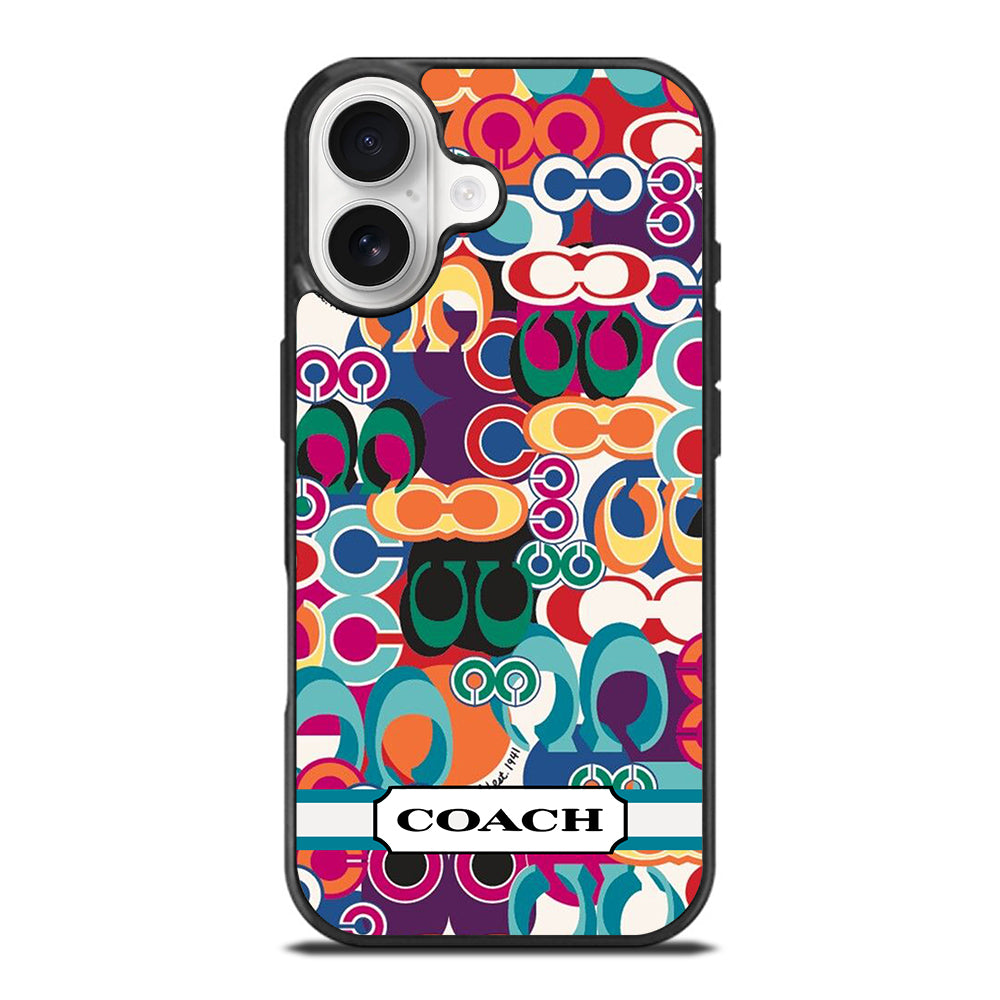 COACH PATTERN iPhone 17 Case Cover