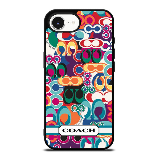 COACH PATTERN iPhone 16e Case Cover