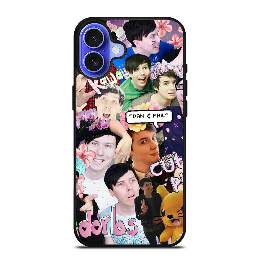 COLLAGE DAN AND PHIL 2 iPhone 16 Case Cover