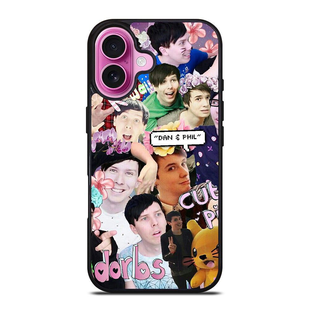 COLLAGE DAN AND PHIL 2 iPhone 16 Plus Case Cover