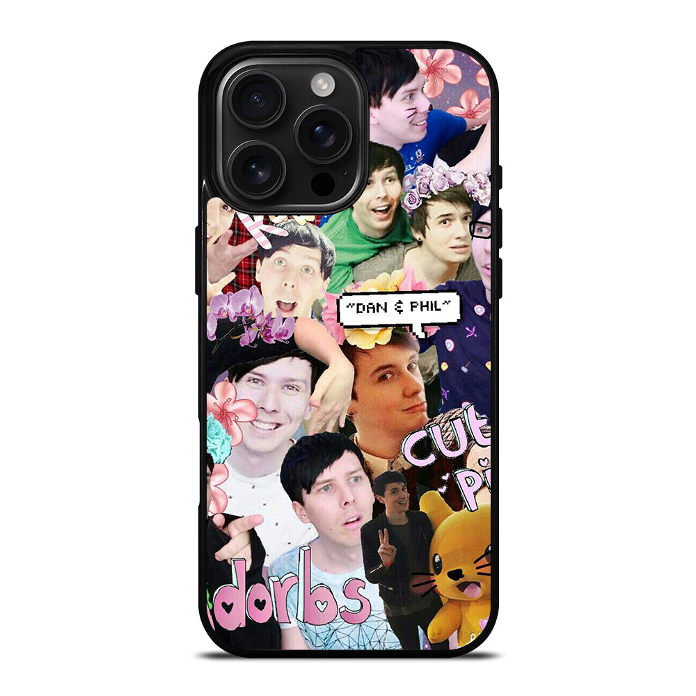 COLLAGE DAN AND PHIL 2 iPhone 16 Pro Max Case Cover