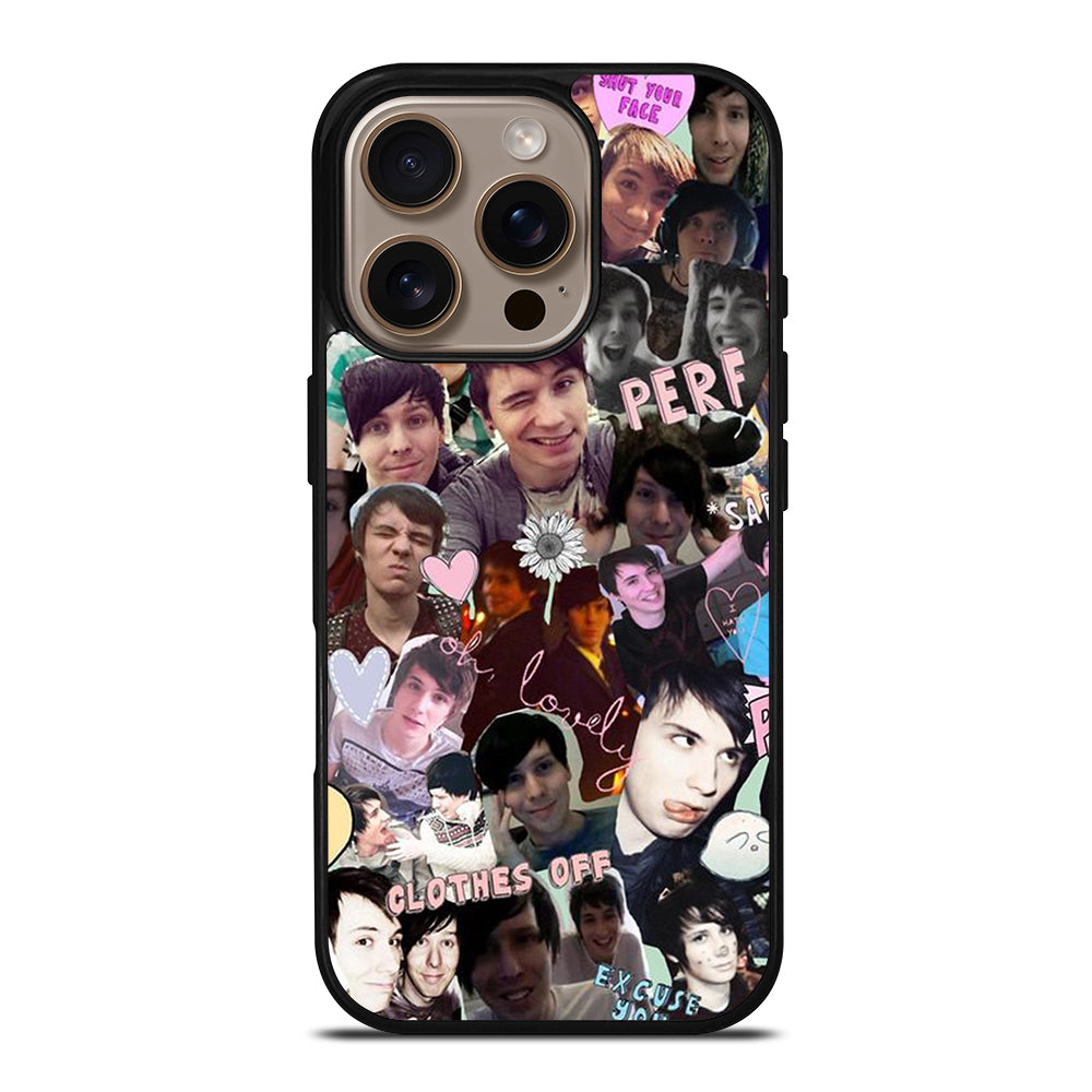 COLLAGE DAN AND PHIL iPhone 16 Pro Case Cover