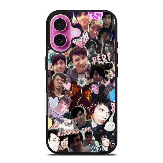 COLLAGE DAN AND PHIL iPhone 16 Plus Case Cover