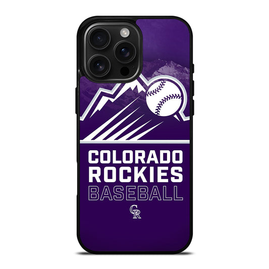 COLORADO ROCKIES BASEBALL 1 iPhone 16 Pro Max Case Cover