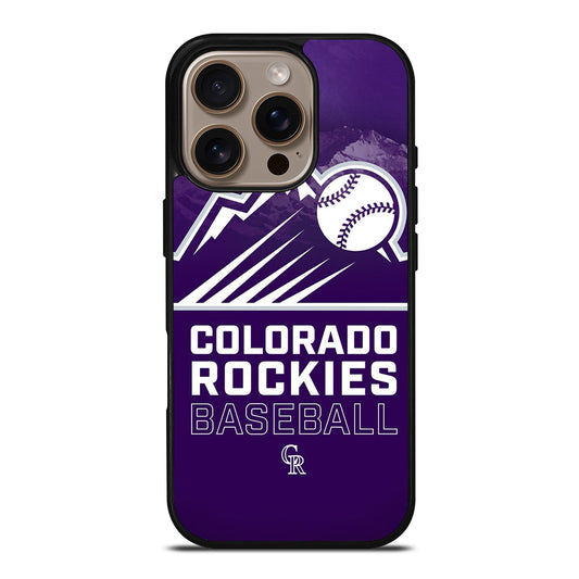 COLORADO ROCKIES BASEBALL 1 iPhone 16 Pro Case Cover