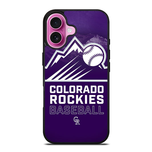 COLORADO ROCKIES BASEBALL 1 iPhone 16 Plus Case Cover