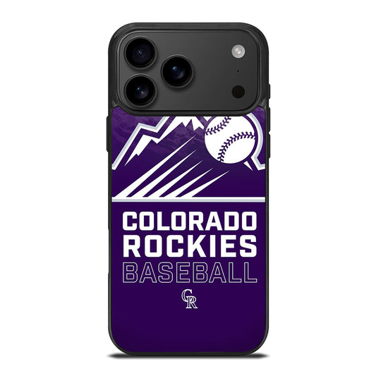 COLORADO ROCKIES BASEBALL 1 iPhone 17 Pro Max Case Cover