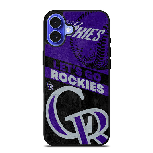 COLORADO ROCKIES BASEBALL 3 iPhone 16 Case Cover