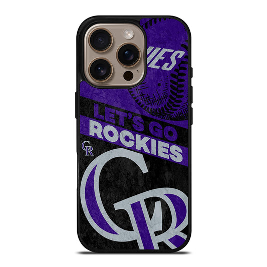 COLORADO ROCKIES BASEBALL 3 iPhone 16 Pro Case Cover