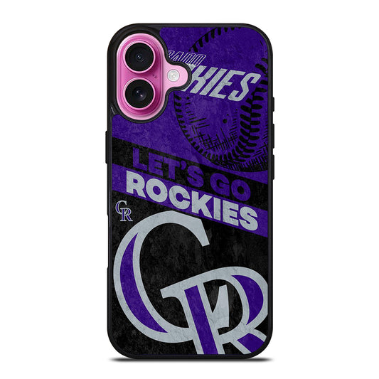 COLORADO ROCKIES BASEBALL 3 iPhone 16 Plus Case Cover