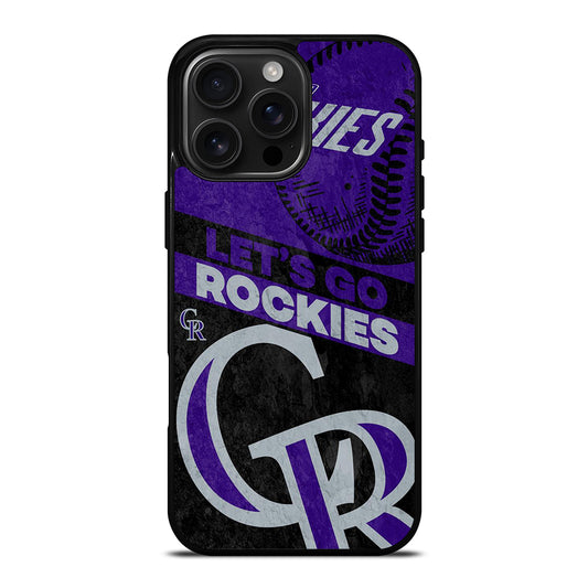 COLORADO ROCKIES BASEBALL 3 iPhone 16 Pro Max Case Cover