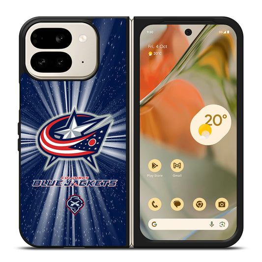 COLUMBUS BLUE JACKETS NHL LOGO 1 Google Pixel 9 Pro Fold Case Cover