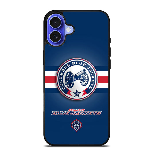 COLUMBUS BLUE JACKETS NHL LOGO 3 iPhone 16 Case Cover