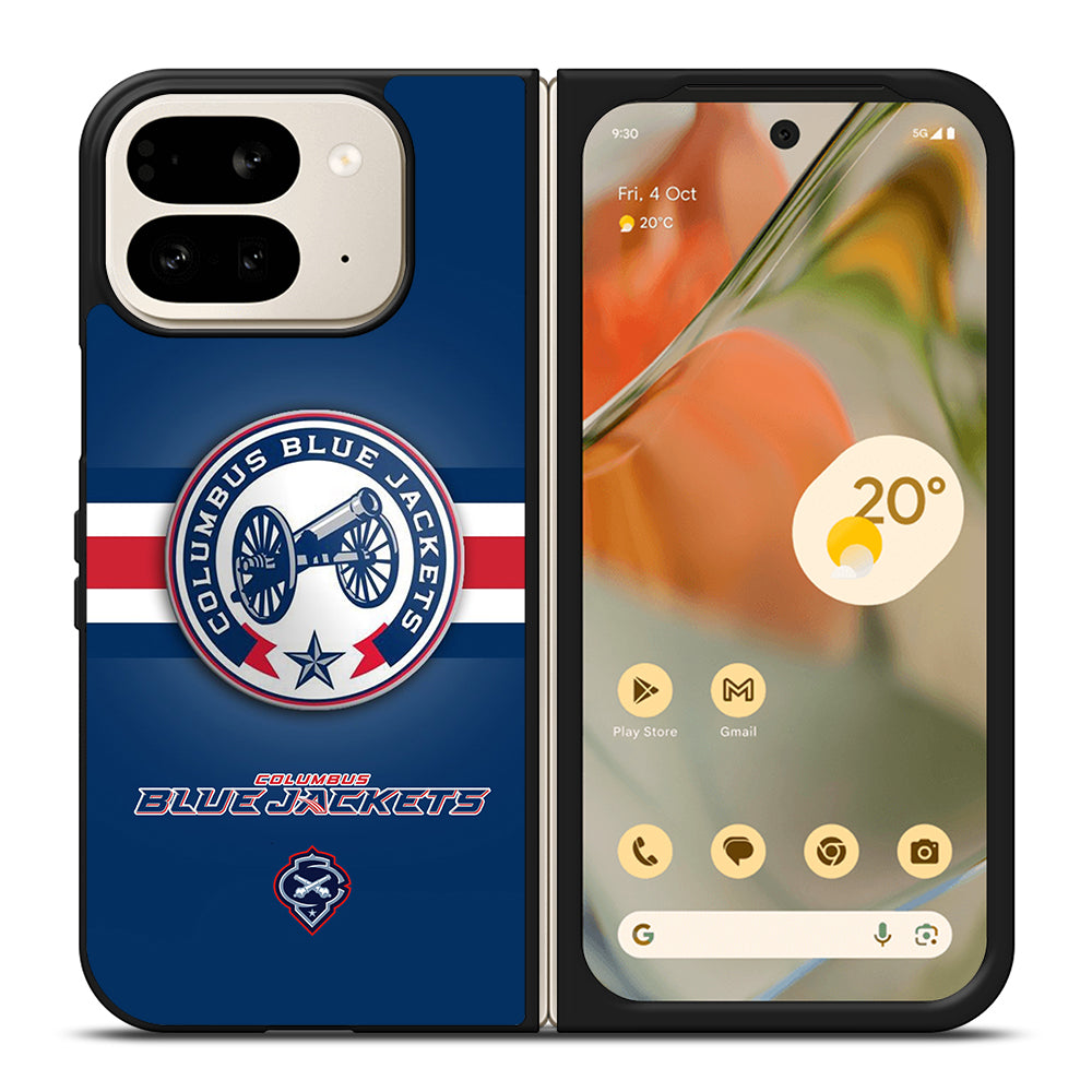 COLUMBUS BLUE JACKETS NHL LOGO 3 Google Pixel 9 Pro Fold Case Cover