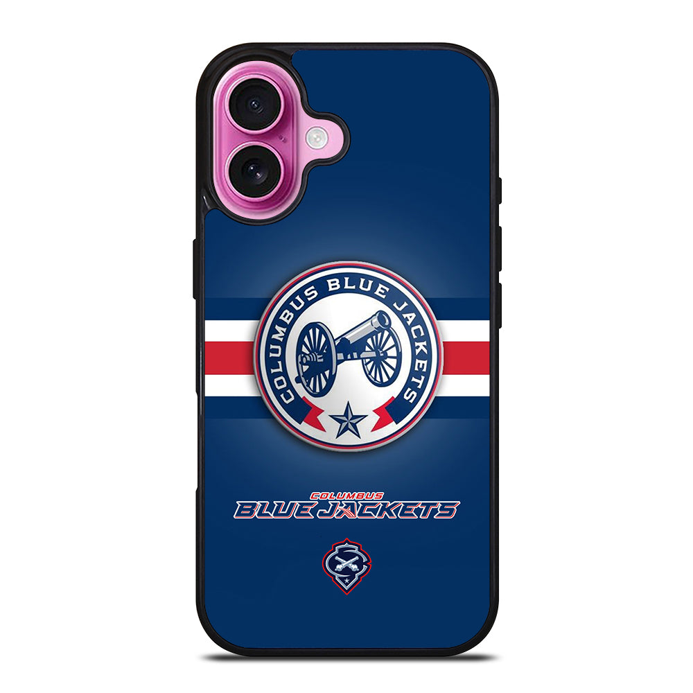 COLUMBUS BLUE JACKETS NHL LOGO 3 iPhone 16 Plus Case Cover