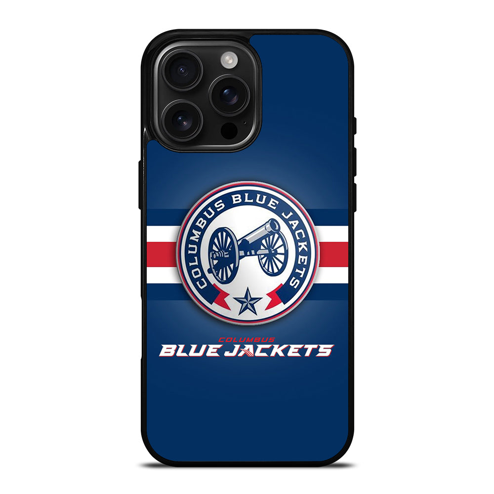 COLUMBUS BLUE JACKETS NHL TEAM 2 iPhone 16 Pro Max Case Cover