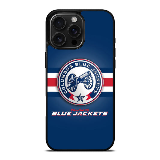 COLUMBUS BLUE JACKETS NHL TEAM 2 iPhone 16 Pro Max Case Cover