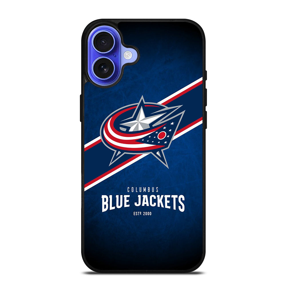 COLUMBUS BLUE JACKETS NHL TEAM 3 iPhone 16 Case Cover