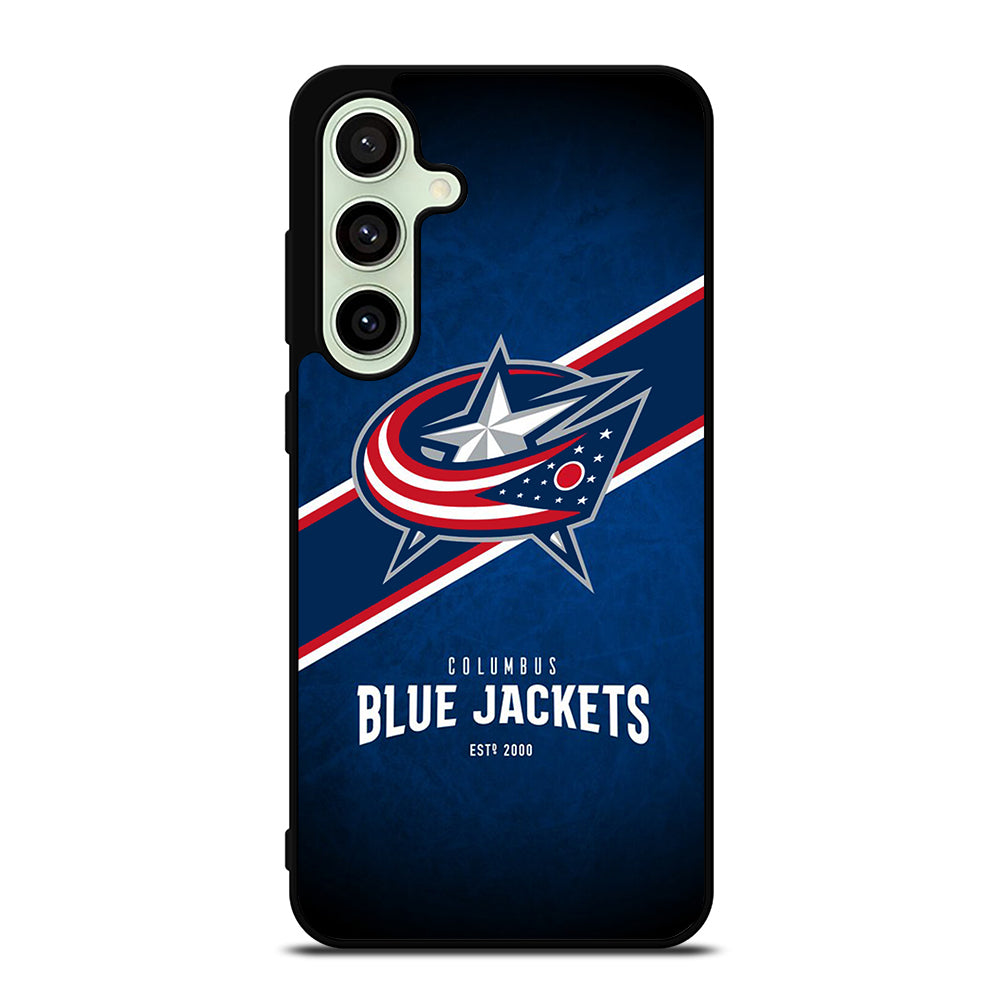 COLUMBUS BLUE JACKETS NHL TEAM 3 Samsung Galaxy S24 FE Case Cover