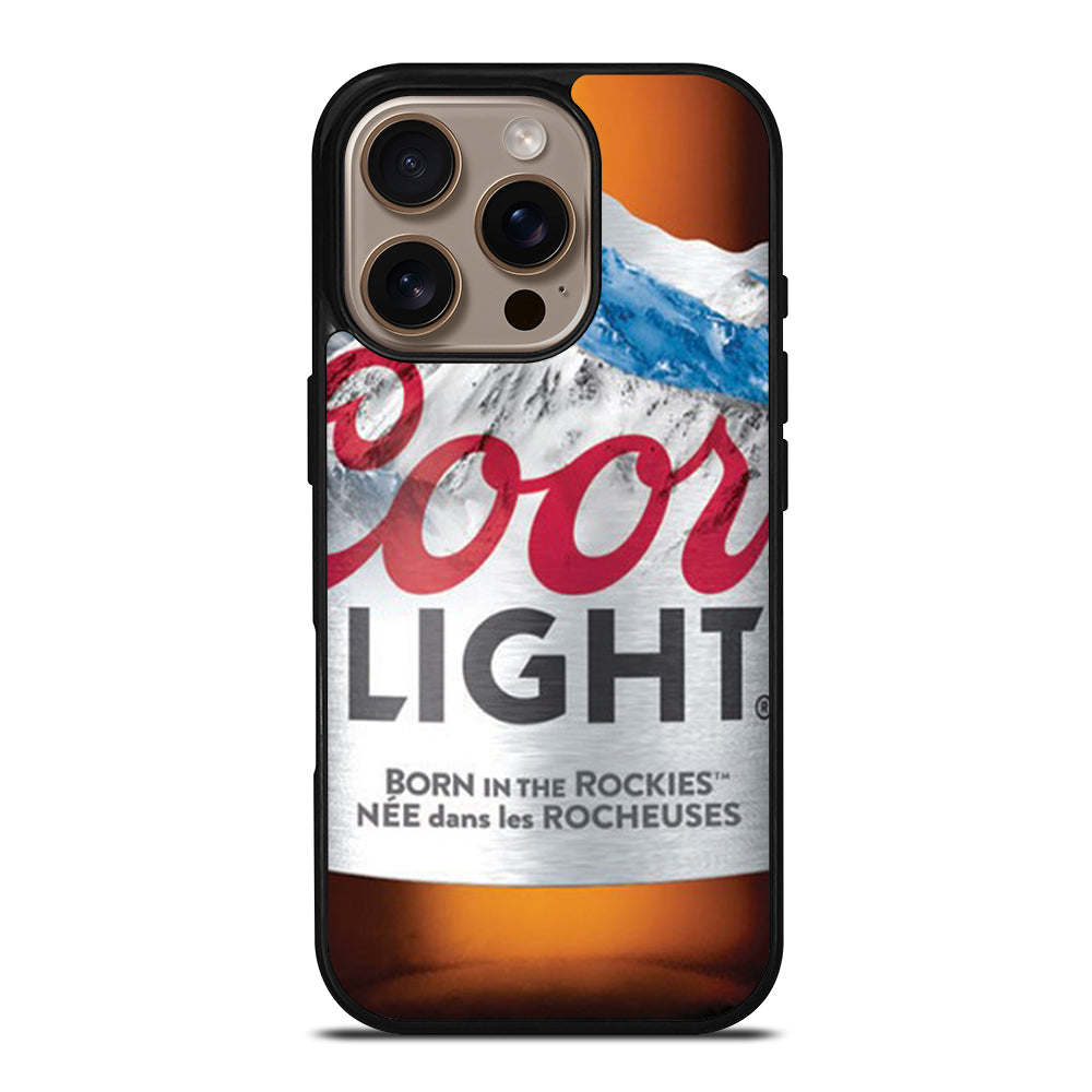 COORS LIGHT BEER BOTTLE NEW iPhone 16 Pro Case Cover