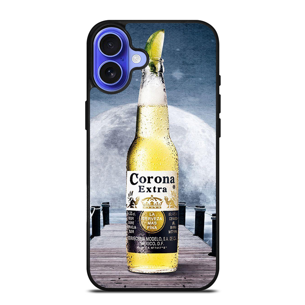 CORONA BEER BOTTLE MOON iPhone 16 Case Cover