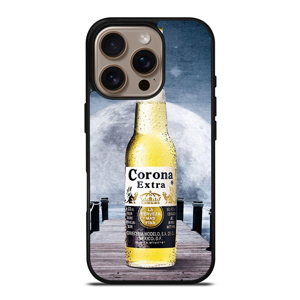 CORONA BEER BOTTLE MOON iPhone 16 Pro Case Cover