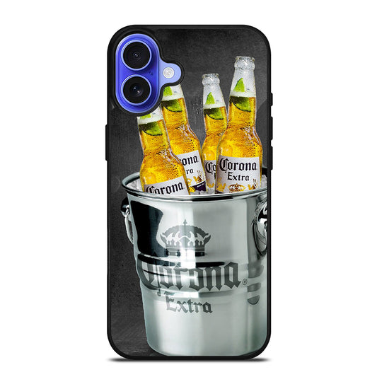 CORONA BEER EXTRA BOTTLE iPhone 16 Case Cover