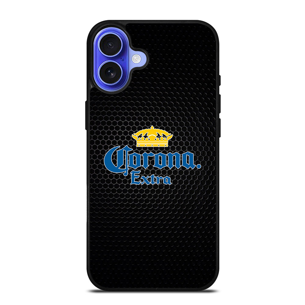 CORONA BEER LOGO METAL iPhone 16 Case Cover