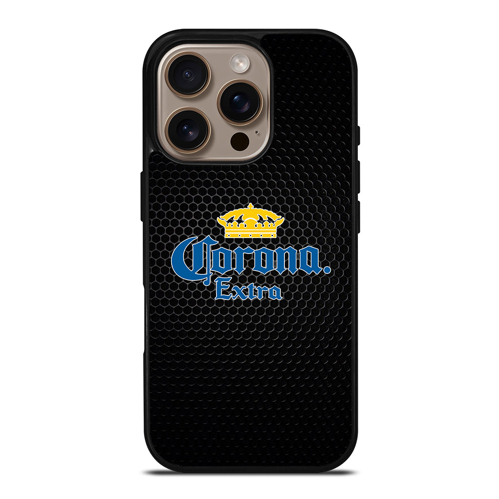 CORONA BEER LOGO METAL iPhone 16 Pro Case Cover