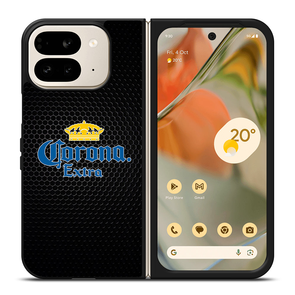 CORONA BEER LOGO METAL Google Pixel 9 Pro Fold Case Cover