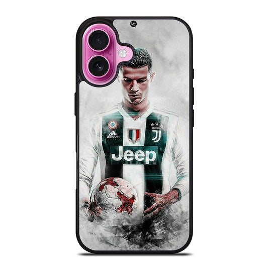 CRISTIANO RONALDO CR7 ART iPhone 16 Plus Case Cover