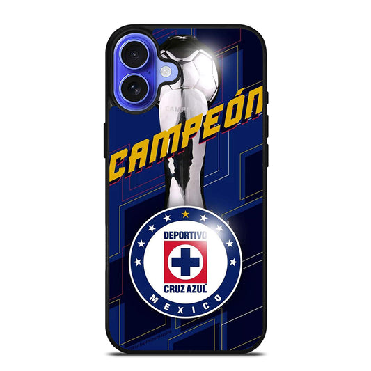 CRUZ AZUL DEPORTIVO CAMPEON iPhone 16 Case Cover