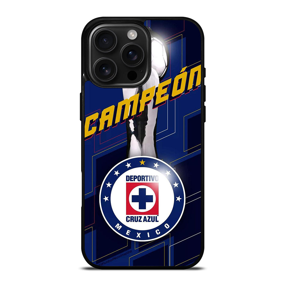 CRUZ AZUL DEPORTIVO CAMPEON iPhone 16 Pro Max Case Cover