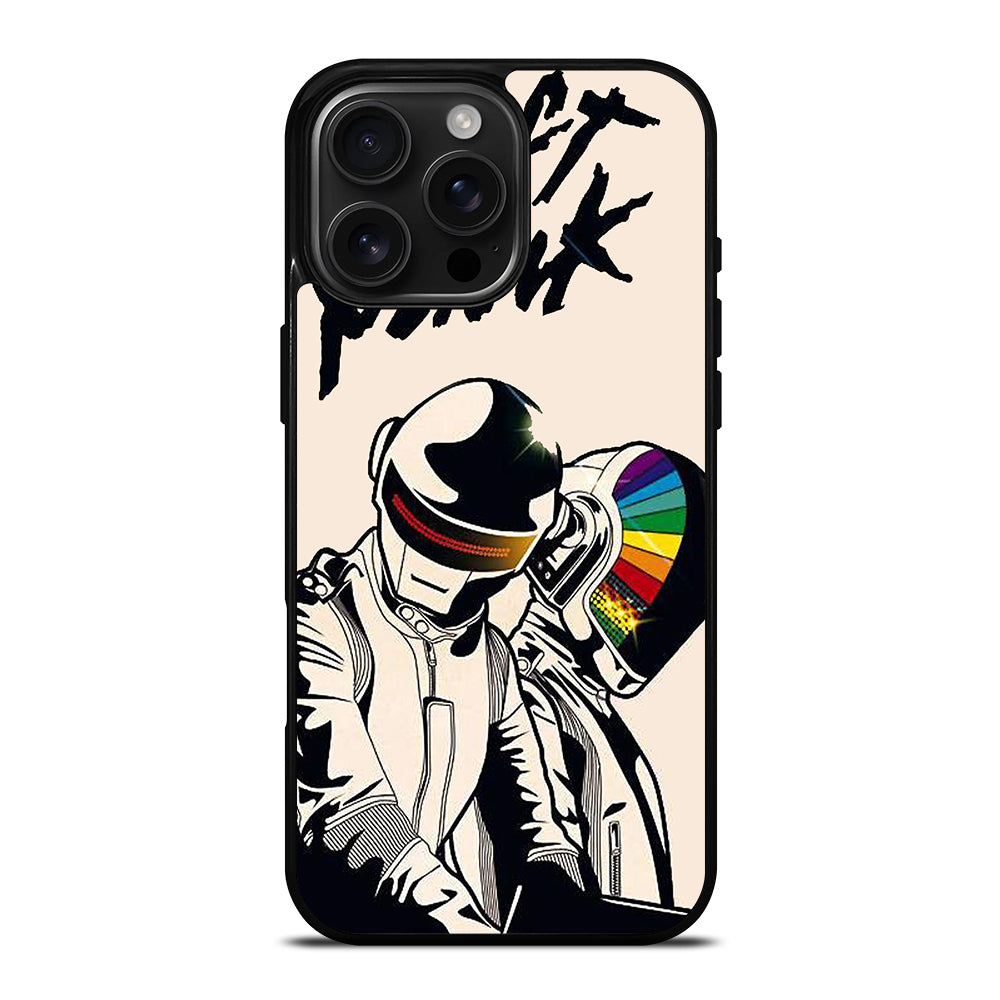 DAFT PUNK CARTOON iPhone 16 Pro Max Case Cover