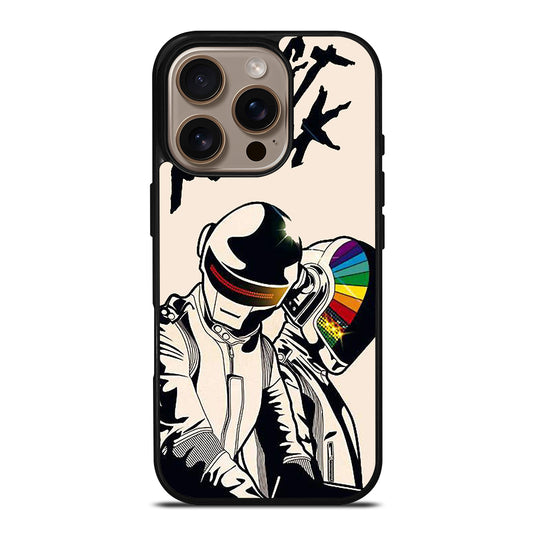 DAFT PUNK CARTOON iPhone 16 Pro Case Cover