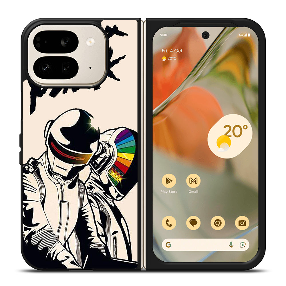 DAFT PUNK CARTOON Google Pixel 9 Pro Fold Case Cover