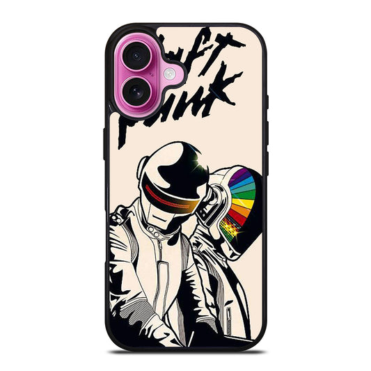 DAFT PUNK CARTOON iPhone 16 Plus Case Cover