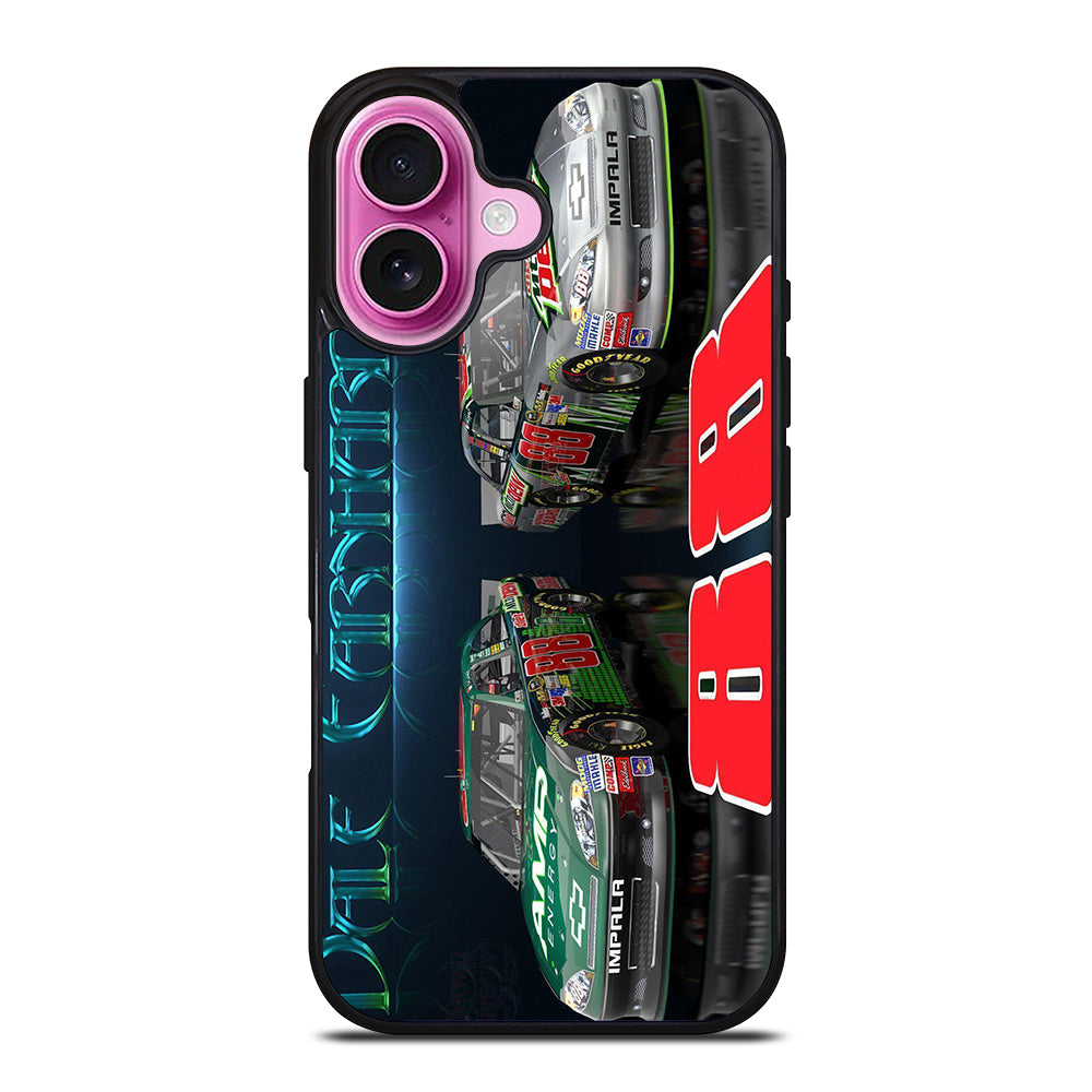 DALE EARNHARDT JR 88 NASCAR 1 iPhone 16 Plus Case Cover