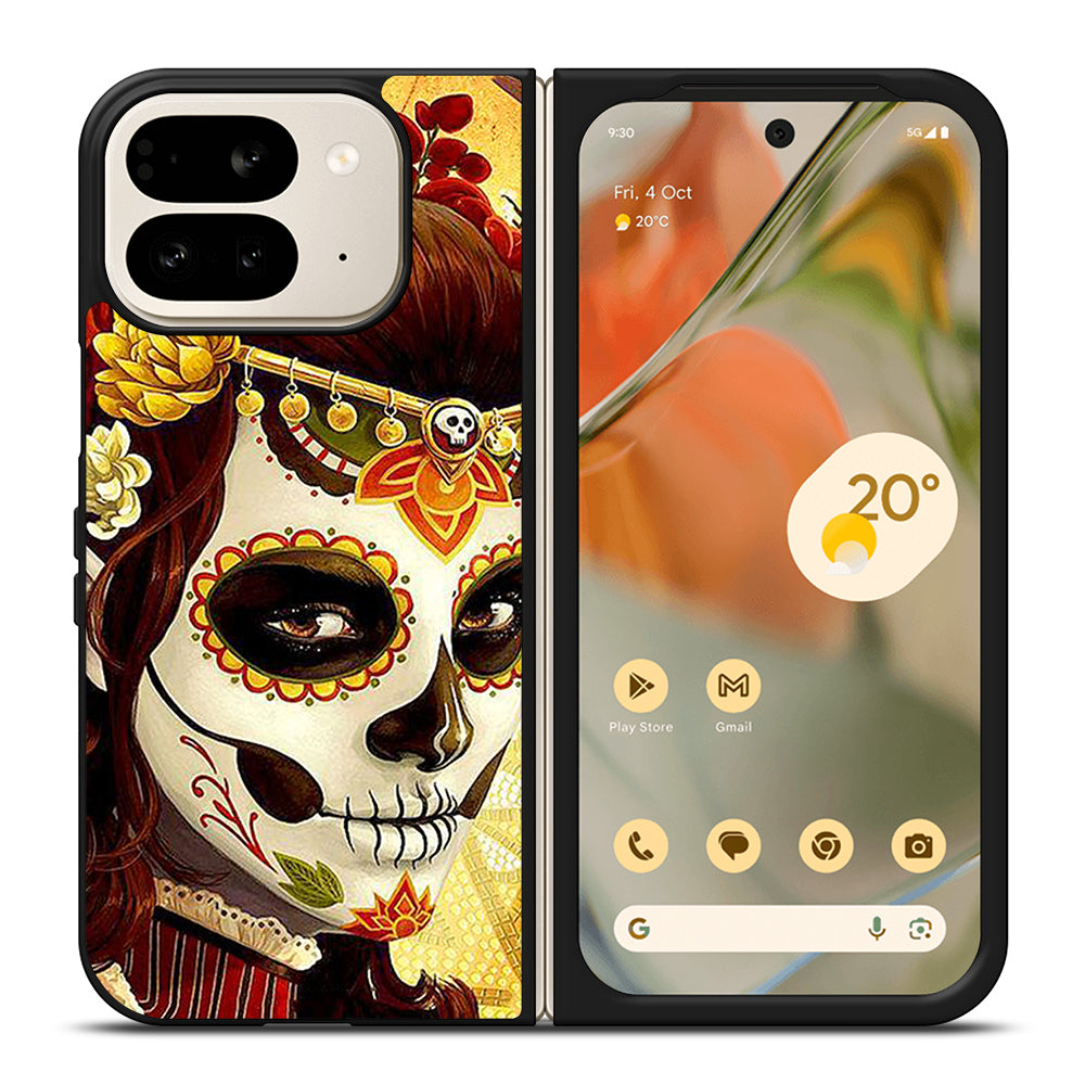 DAY OF THE DEAD ART 1 Google Pixel 9 Pro Fold Case Cover