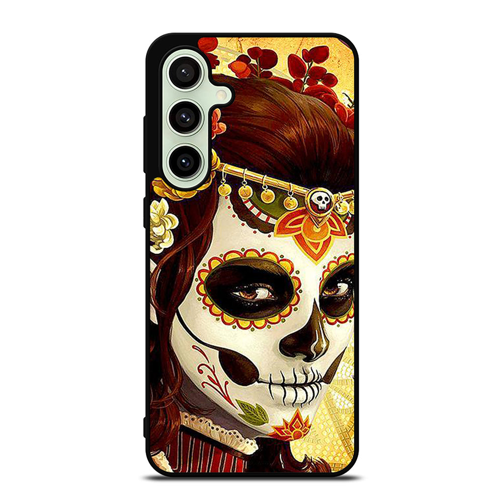 DAY OF THE DEAD ART 1 Samsung Galaxy S24 FE Case Cover