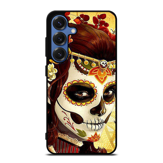 DAY OF THE DEAD ART 1 Samsung Galaxy S25 Case Cover